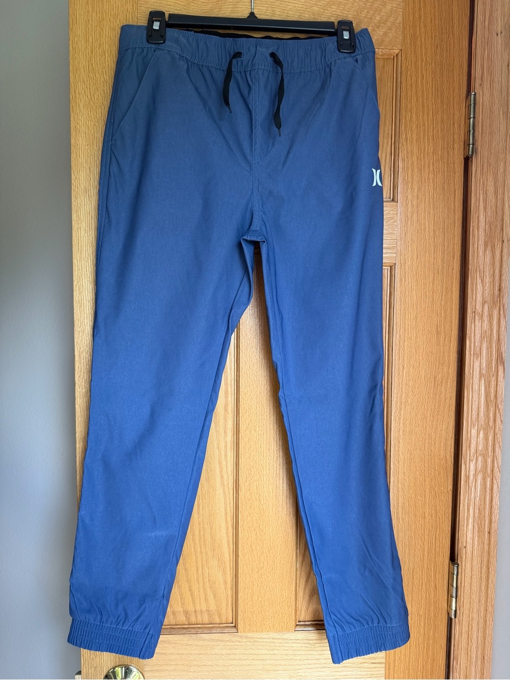 Hurley Boys Performance Stretch Jogger Pants Blue Size XL 14/16